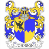 Johnson Family Crest Sticker (Voorkant)