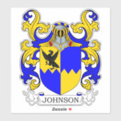 Johnson Family Crest Sticker (Vel)