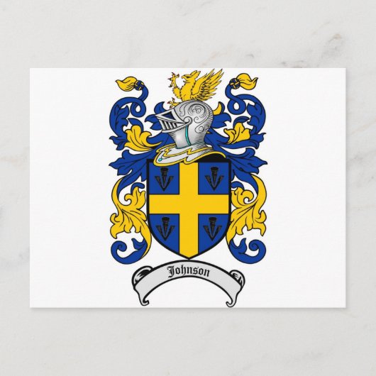 Johnson Family Crest - wapenschild Briefkaart (Voorkant)