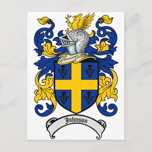 Johnson Family Crest - wapenschild Briefkaart (Voorkant)