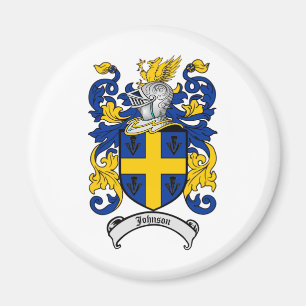 Johnson Family Crest - wapenschild Magneet