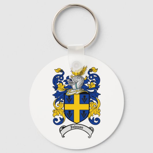 Johnson Family Crest - wapenschild Sleutelhanger (Voorkant)