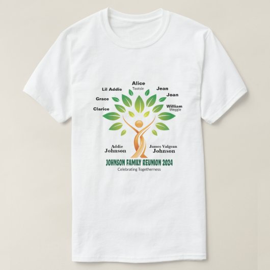 Johnson Family Reunion Basic T-shirt (Design voorkant)