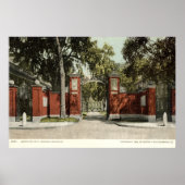 Johnson Gate Harvard University 1902 Poster (Voorkant)