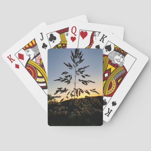 Johnson Grass Pokerkaarten (Achterkant)