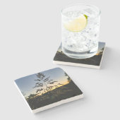 Johnson Grass Stenen Onderzetter (Zijkant)