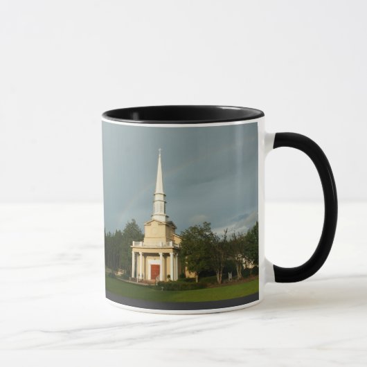 Johnson Grove Church of Christus - Steeple Rainbow Mok (Rechts)