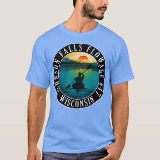 Johnson Herfsten Flowage 647 Wisconsin Kajakken T-shirt