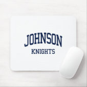 Johnson High School heeft Gainesville Ga Retro Spo Muismat (Met muis)