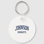 Johnson High School heeft Gainesville Ga Retro Spo Sleutelhanger (Voorkant)