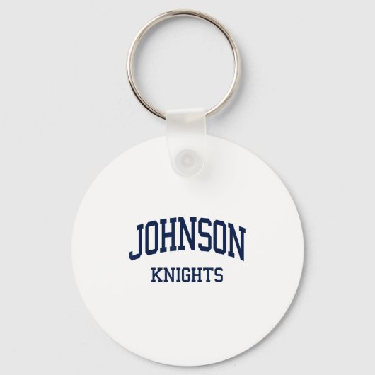 Johnson High School heeft Gainesville Ga Retro Spo Sleutelhanger (Voorkant)
