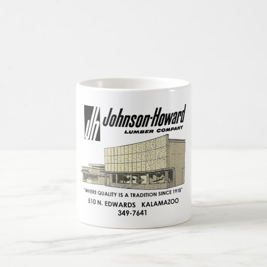 Johnson Howard Lumber Company, Kalamazoo MI Coffee Koffiemok (Center)