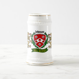 Johnson Irish Shield Beer Stein Bierpul