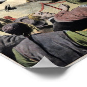  Johnson Jeffries Fight Illustration Poster (Hoek)