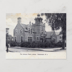 Johnson Library, Hackensack New Jersey  Briefkaart