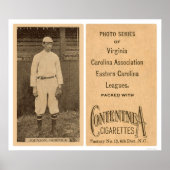 Johnson Norfolk Baseball 1910 Poster (Voorkant)