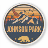 Johnson Park, Californië Sticker (Voorkant)