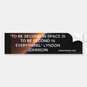 Johnson Quote Bumpersticker (Voorkant)