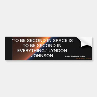 Johnson Quote Bumpersticker