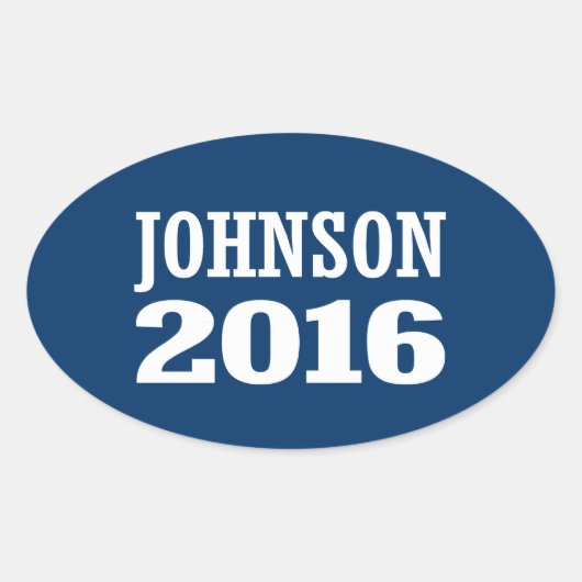 Johnson - Ron Johnson 2016 Ovale Sticker (Voorkant)