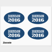 Johnson - Ron Johnson 2016 Ovale Sticker (Vel)