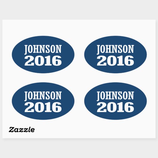 Johnson - Ron Johnson 2016 Ovale Sticker (Vel)