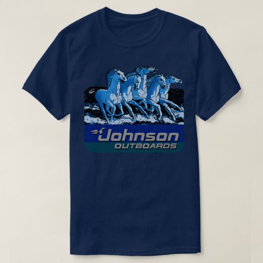 Johnson Sea Horses T-shirt (Design voorkant)