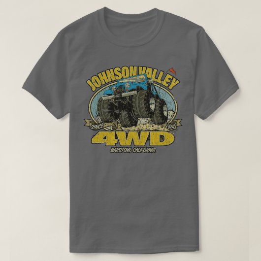 Johnson Valley 4WD 1974 T-shirt (Design voorkant)