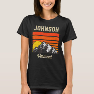 Johnson Vermont Retro  Stad, Verenigde Staten T-shirt