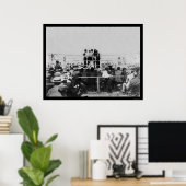 Johnson vs. Flynn, kampioenschap boxing 1910 Poster (Thuiskantoor)