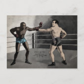 Johnson VS Jeffries Boxing Briefkaart (Voorkant)