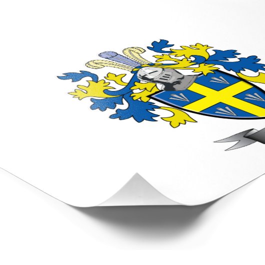 Johnson wapenschild foto afdruk (Hoek)