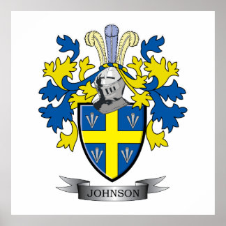 Johnson wapenschild poster