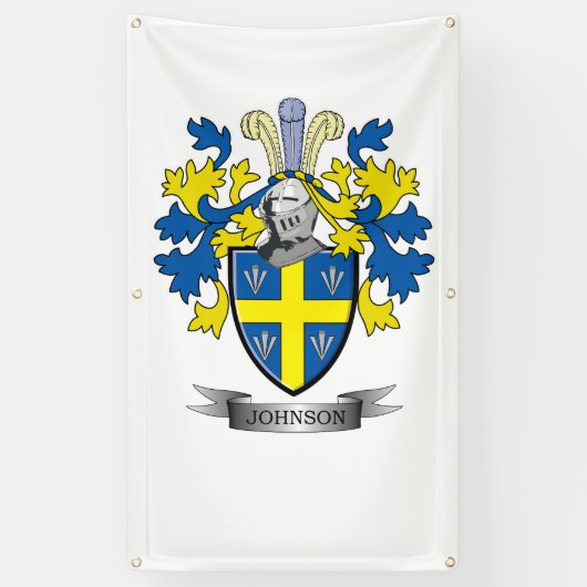 Johnson wapenschild spandoek (Verticaal)