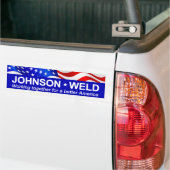Johnson Weld die samen werkt Bumpersticker (Op Truck)