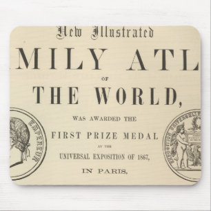 Johnson's geïllustreerde Family Atlas Muismat