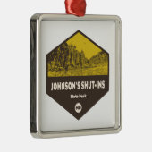 Johnson's Hou-Ins State Park Missouri Metalen Ornament (Rechts)