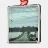 Johnson's Island Causeway Photography Metalen Ornament (Links)