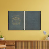 Johnson's New Illustrated Family Atlas Canvas Afdruk (Insitu (Woonkamer))