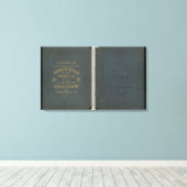 Johnson's New Illustrated Family Atlas Canvas Afdruk (Insitu (Houten vloer))