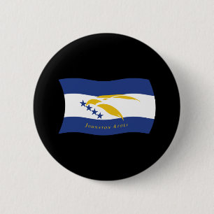 Johnston-atol Vlag Knop Ronde Button 5,7 Cm