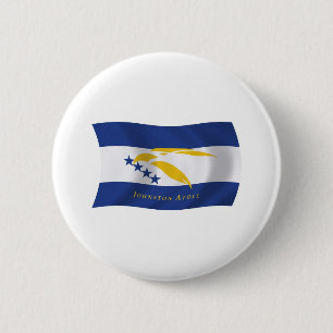 Johnston-atol Vlag Knop Ronde Button 5,7 Cm