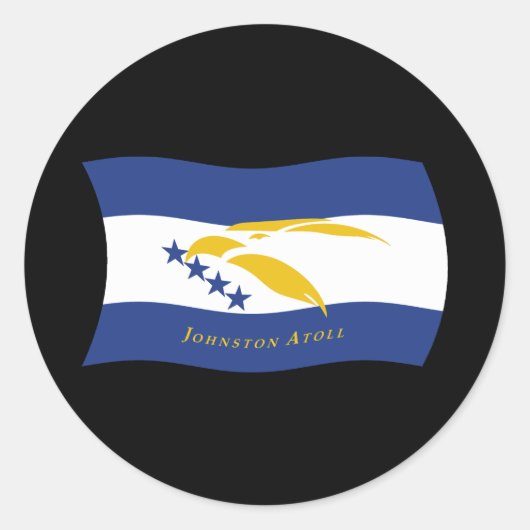 Johnston Atol Vlag Sticker (Voorkant)