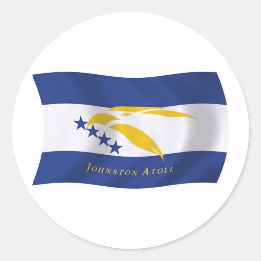 Johnston Atol Vlag Sticker (Voorkant)