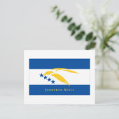 Johnston Atoll Flag Briefkaart (Staand voorkant)