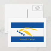 Johnston Atoll Flag Briefkaart (Voorkant / Achterkant)