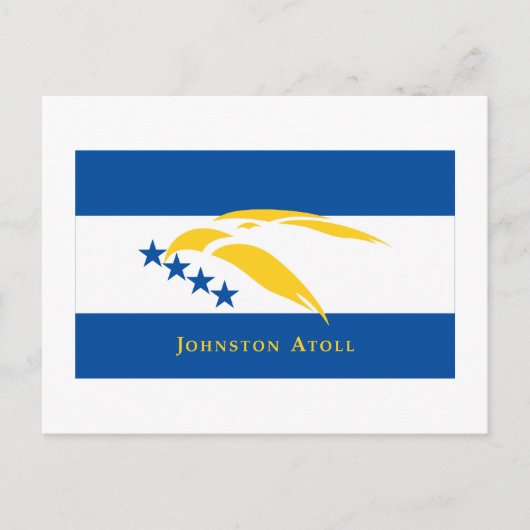 Johnston Atoll Flag Briefkaart (Voorkant)