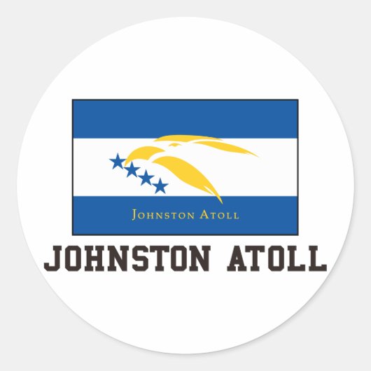 Johnston Atoll Ronde Sticker (Voorkant)
