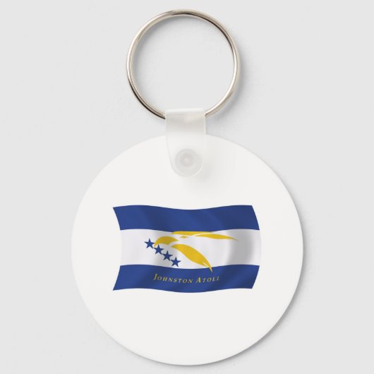 Johnston Atoll Vlag Sleutelhanger (Voorkant)