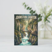 Johnston Canyon Canada Briefkaart (Staand voorkant)